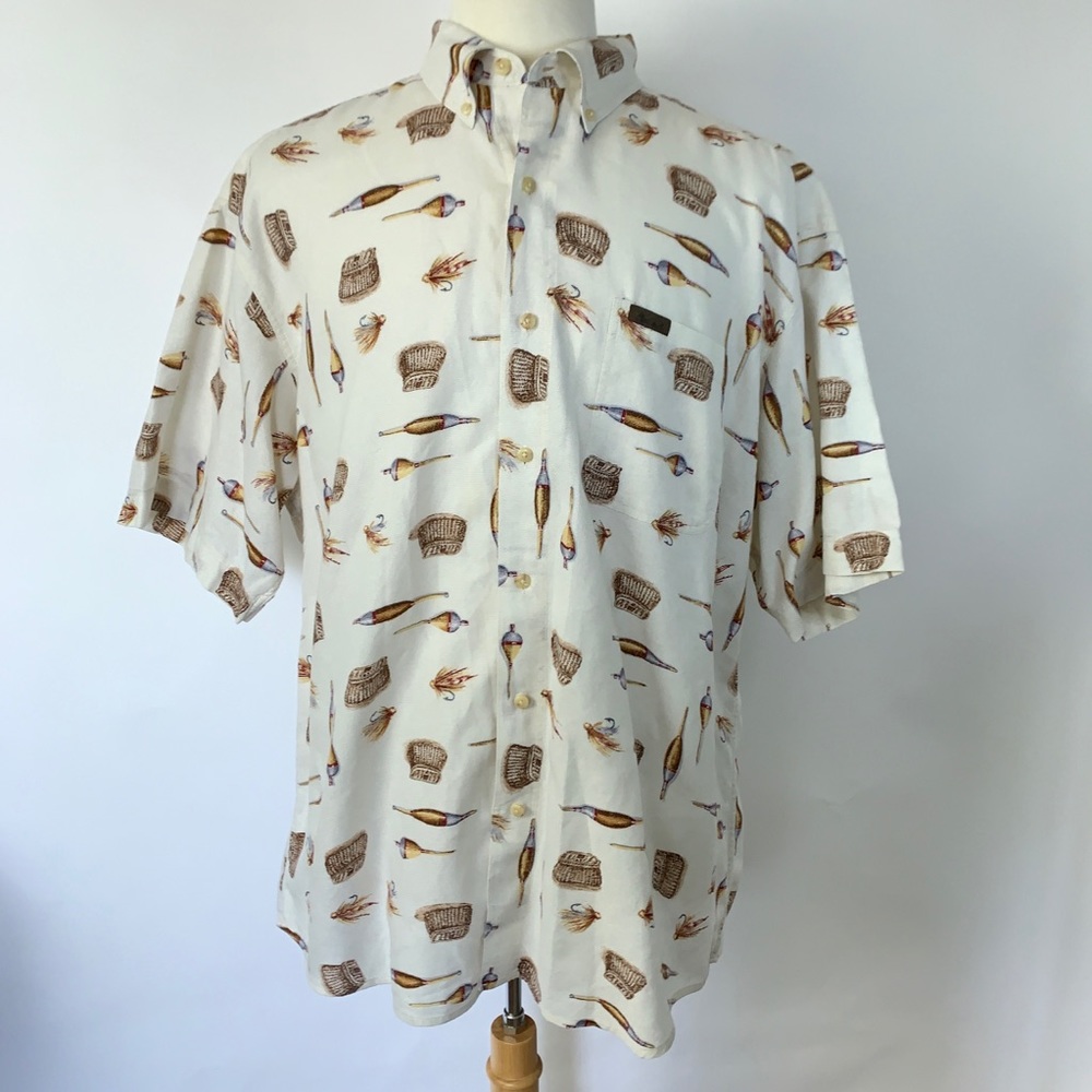 Woolrich Fly Fishing SL Button Down Shirt XL